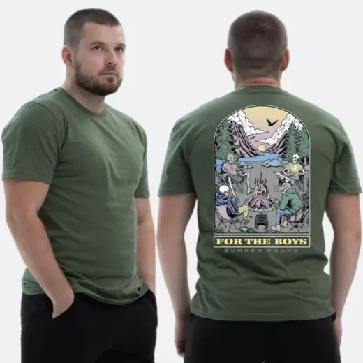 Футболка PrintBro ЗСУ з принтом Sunset Goons for the boys