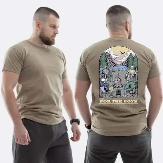 Футболка PrintBro ЗСУ з принтом Sunset Goons for the boys