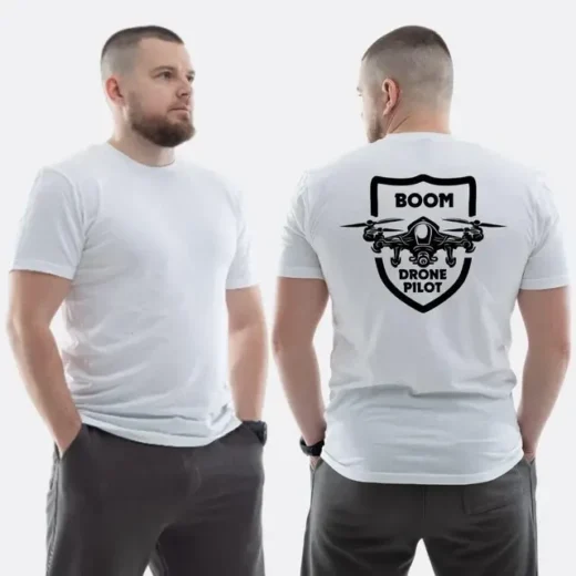 Футболка PrintBro ЗСУ з принтом Boom drone pilot FPV