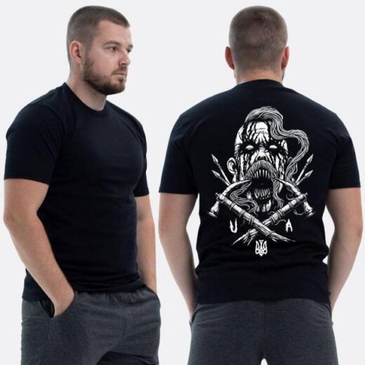Футболка PrintBro ЗСУ з принтом Козак