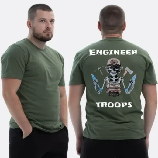 Футболка PrintBro ЗСУ з принтом Engineer troops