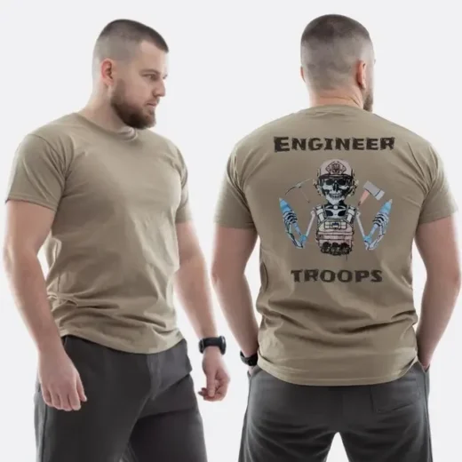 Футболка PrintBro ЗСУ з принтом Engineer troops