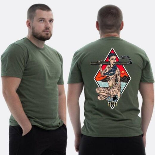 Футболка PrintBro ЗСУ з принтом Sunset Goons