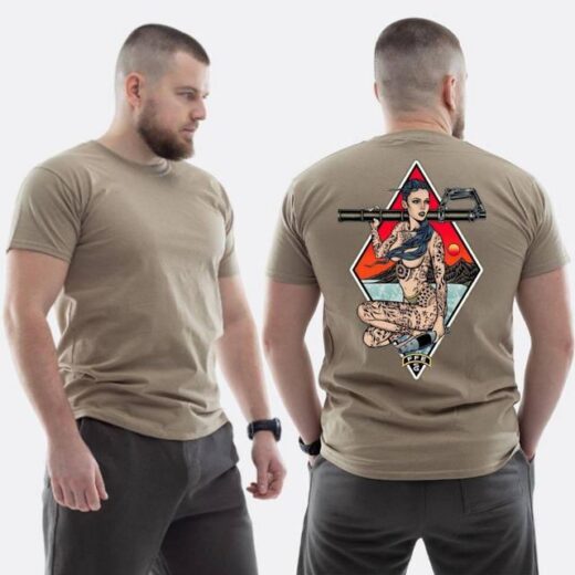 Футболка PrintBro ЗСУ з принтом Sunset Goons