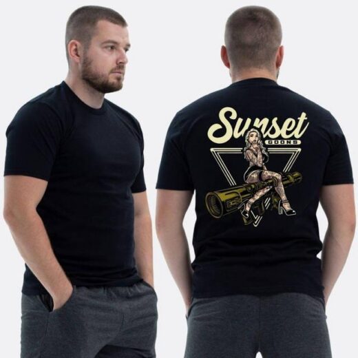 Футболка PrintBro ЗСУ з принтом Sunset Goons