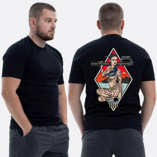 Футболка PrintBro ЗСУ з принтом Sunset Goons