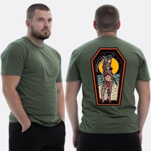 Футболка PrintBro ЗСУ з принтом Sunset Goons
