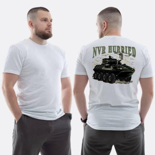 Футболка PrintBro ЗСУ з принтом Sunset Goons never hurried Скелет танк