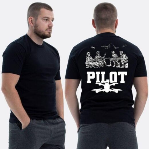 Футболка PrintBro ЗСУ з принтом Pilot