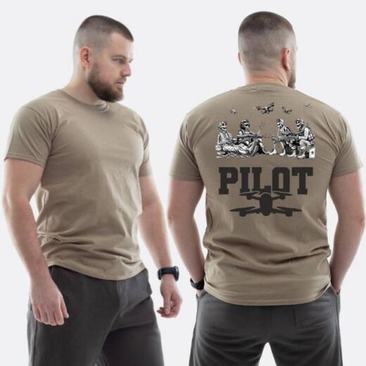 Футболка PrintBro ЗСУ з принтом Pilot