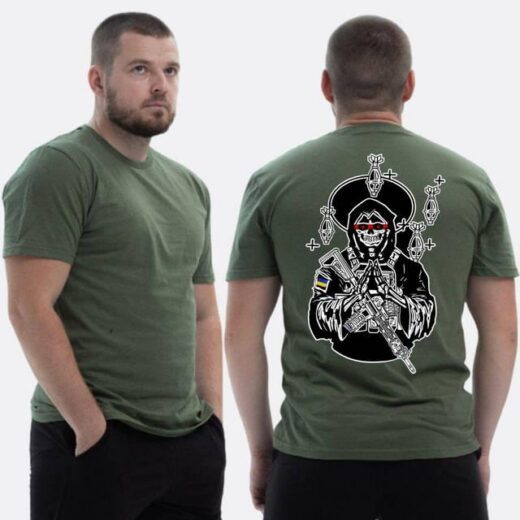 Футболка PrintBro ЗСУ з принтом Sunset Goons faith in luck