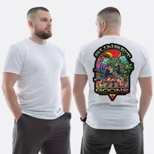 Футболка PrintBro ЗСУ з принтом Sunset Goons