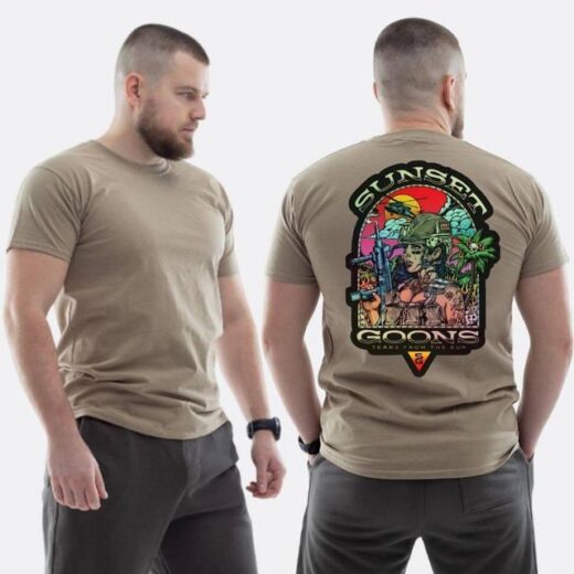 Футболка PrintBro ЗСУ з принтом Sunset Goons