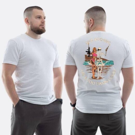 Футболка PrintBro ЗСУ з принтом Sunset Goons death never waits