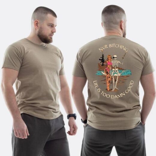 Футболка PrintBro ЗСУ з принтом Sunset Goons death never waits