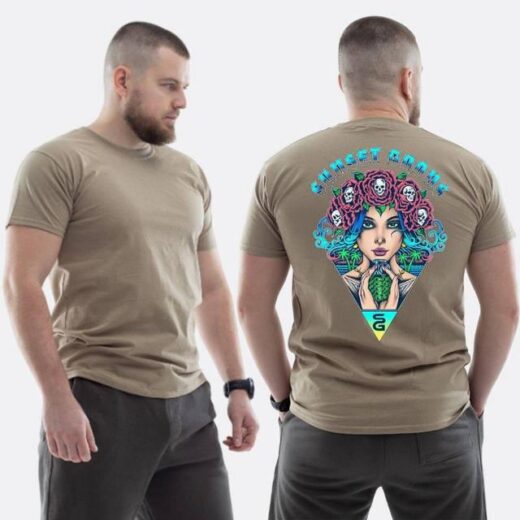 Футболка PrintBro ЗСУ з принтом Sunset Goons