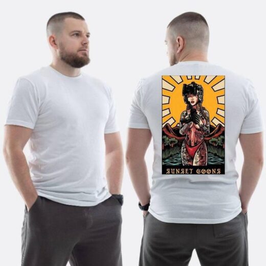 Футболка PrintBro ЗСУ з принтом Sunset Goons