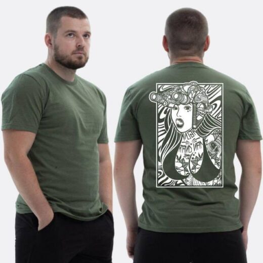 Футболка PrintBro ЗСУ з принтом Sunset Goons