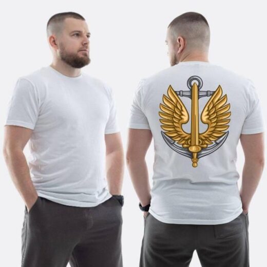 Футболка PrintBro ЗСУ з принтом Морська піхота