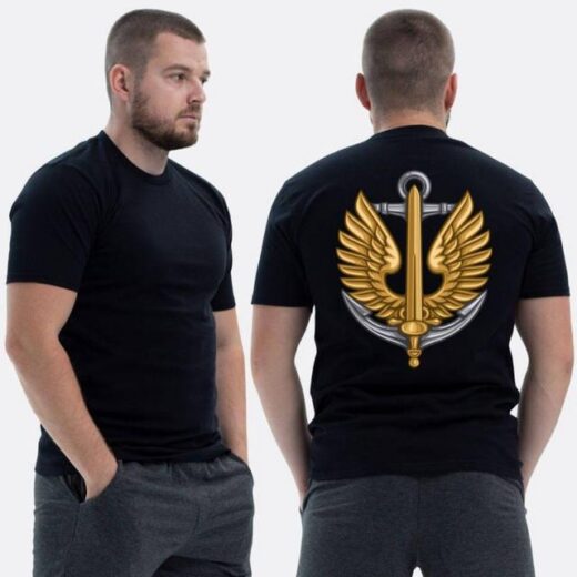 Футболка PrintBro ЗСУ з принтом Морська піхота