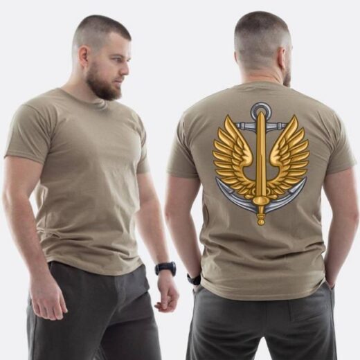 Футболка PrintBro ЗСУ з принтом Морська піхота
