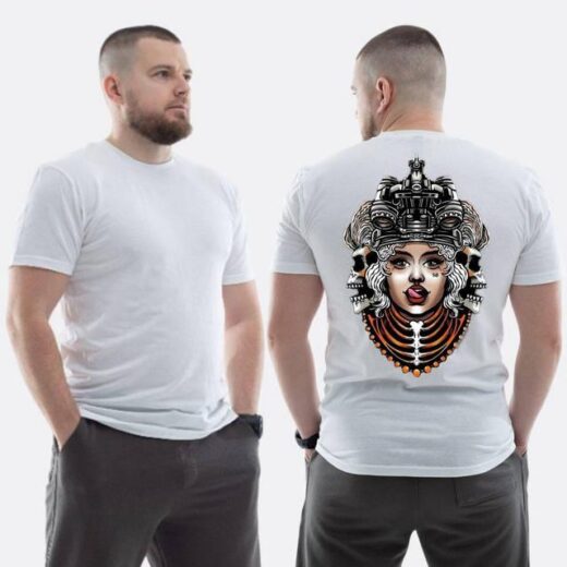 Футболка PrintBro ЗСУ з принтом Sunset Goons Дівчина Калі індійська