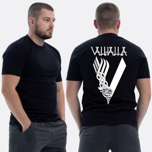 Футболка PrintBro ЗСУ з принтом V Valhalla Вальгалла