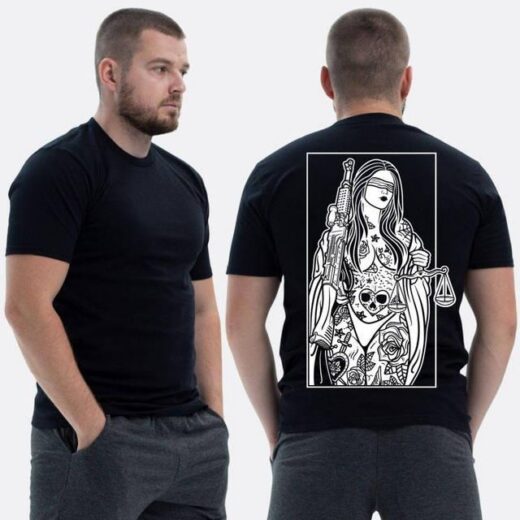 Футболка PrintBro ЗСУ з принтом Sunset Goons
