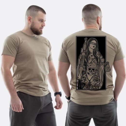 Футболка PrintBro ЗСУ з принтом Sunset Goons