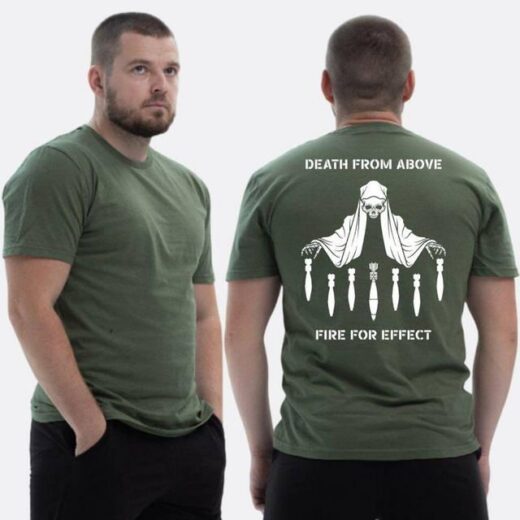 Футболка PrintBro ЗСУ з принтом Death from above