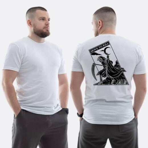 Футболка PrintBro ЗСУ з принтом Move to kill