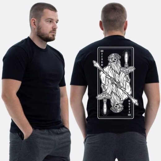 Футболка PrintBro ЗСУ з принтом Карта Таро чаклун wizard