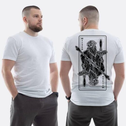 Футболка PrintBro ЗСУ з принтом Карта Таро чаклун wizard