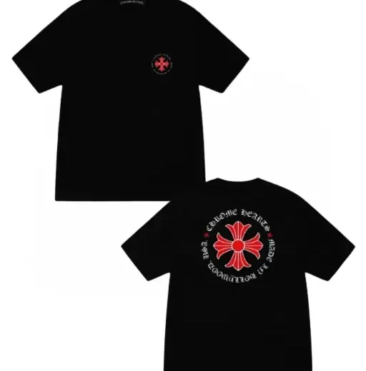 Футболка PrintBro з принтом Chrome Hearts Logo унісекс Хром Хартс