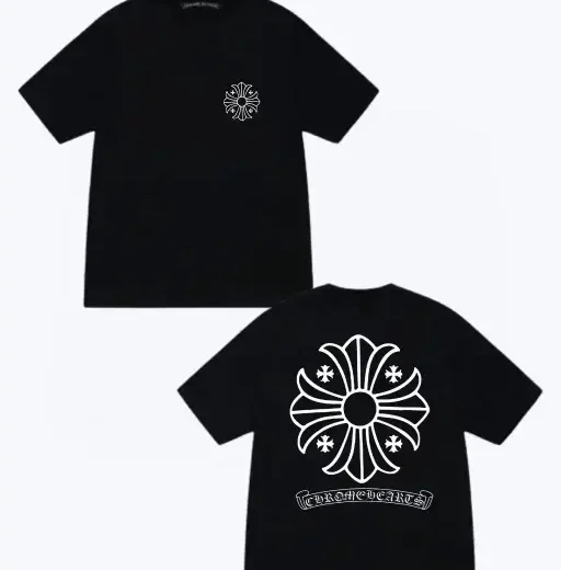 Футболка PrintBro з принтом Chrome Hearts Logo унісекс Хром Хартс