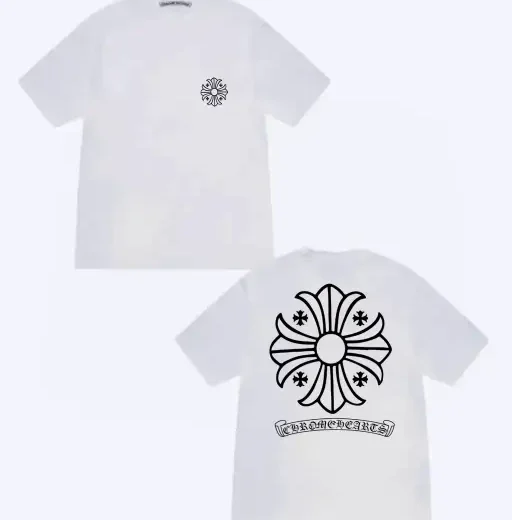 Футболка PrintBro з принтом Chrome Hearts Logo унісекс Хром Хартс