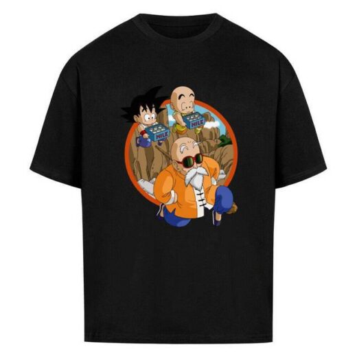 Футболка PrintBro з принтом Y2k Dragon Ball x Muten Roshi workout