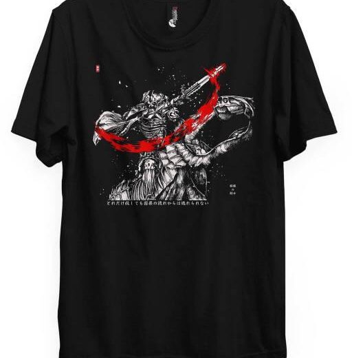 Повсякденна Футболка PrintBro з принтом SKULL KNIGHT