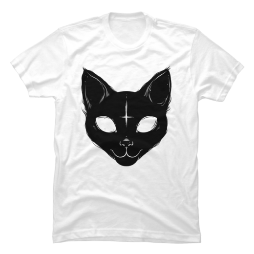 Повсякденна Футболка PrintBro з принтом Satanic Cat