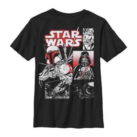 Футболка PrintBro з принтом Star Wars Boy's Bad Guy Panel