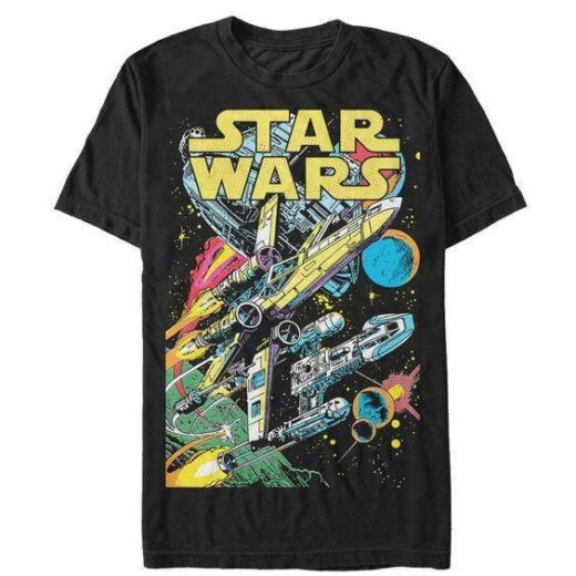 Футболка PrintBro з принтом Star Wars Galactic Comic Scene