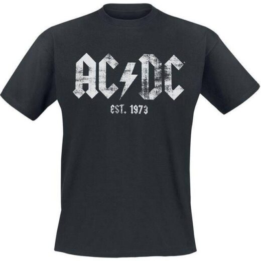 Футболка PrintBro з принтом рок AC/DC 1973