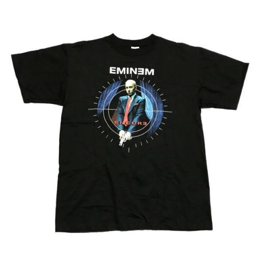 Футболка PrintBro повсякденна Eminem Encore Vintage T-shirt Black