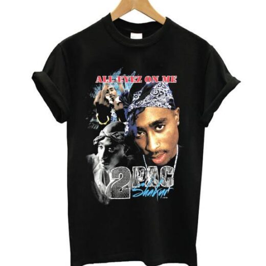 Футболка PrintBro повсякденна Tupac ''all Eyez On Me'' Vintage Look T-shirt