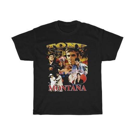 Повсякденна Футболка PrintBro Tony Montana Vintage Look Graphic Tee