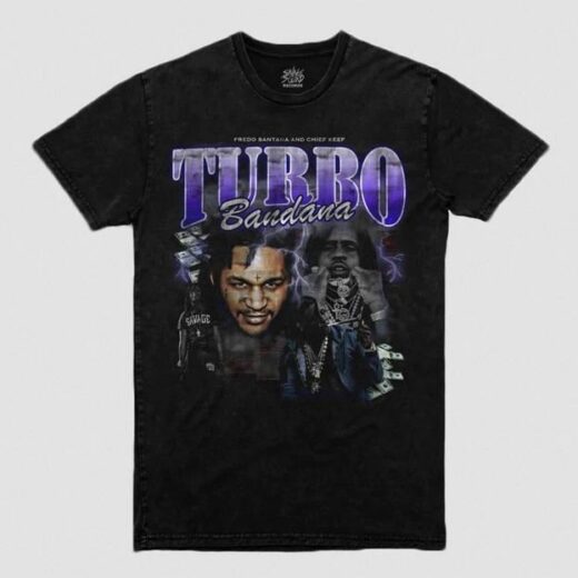 Футболка PrintBro повсякденна Fredo Santana & Chief Keef ''Turbo Bandana'' T-shirt