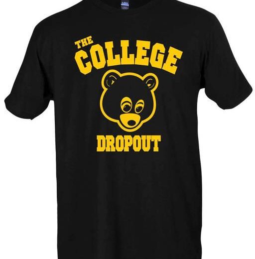 Футболка PrintBro повсякденна Kanye West College Dropout T-shirt