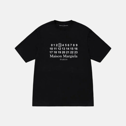 Чорна Футболка PrintBro Maison Margiela Logo унісекс Мейсон Марджела