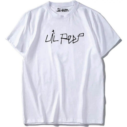 Біла Футболка PrintBro Lil Peep Logo унісекс футболки Ліл Піп
