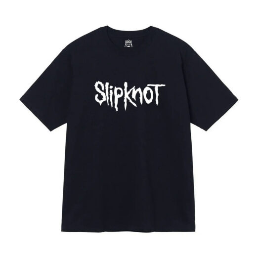Чорна Футболка PrintBro Slipknot чорні футболки Сліпнот унісекс